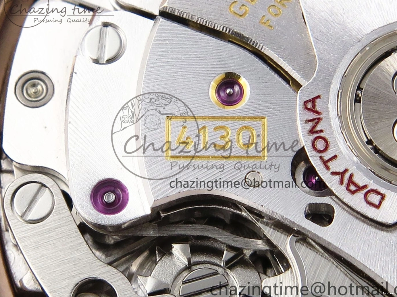 MiroTime 0416 Daytona 116515 Clean 1:1 Best Edition Silver Dial RG Markers on Oysterflex Strap SA4130 V WrinkleFree 1965